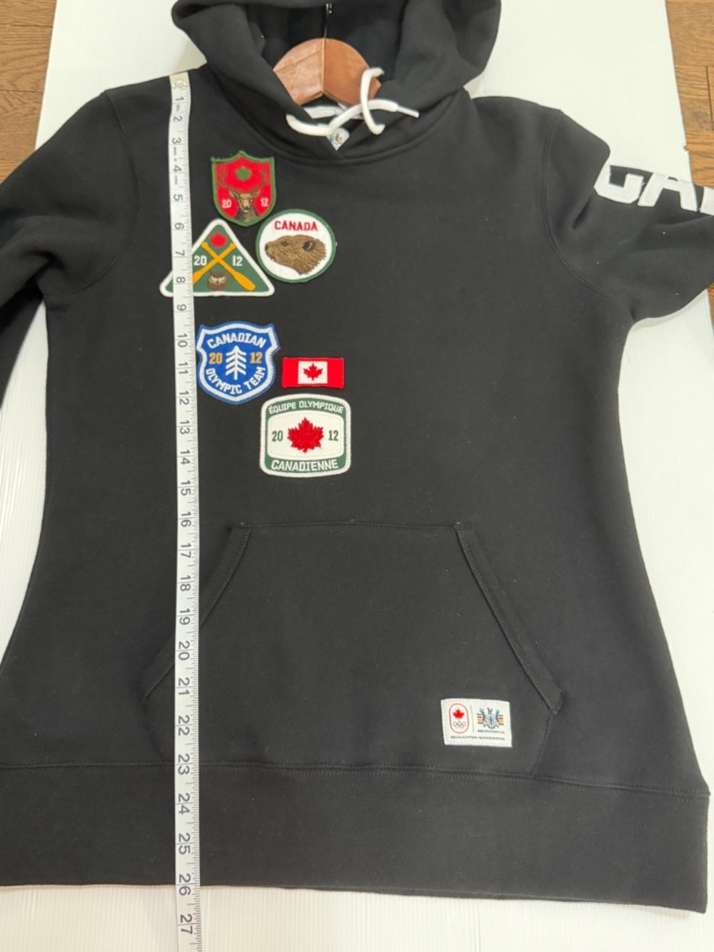 HBC Team Canada 2012 London Olympics Patch Hoodie - Women's Small - Picture 8 of 13